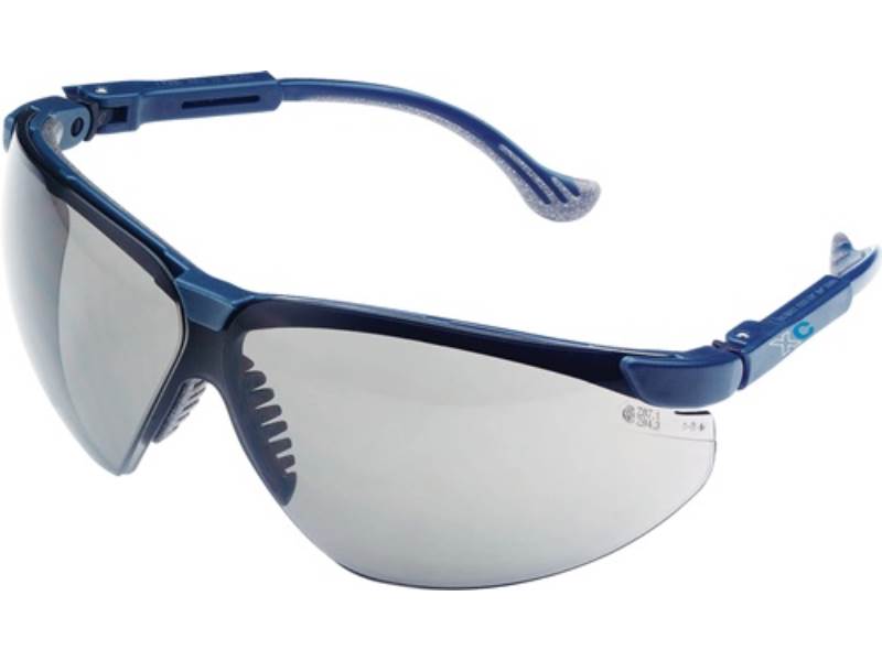 HONEYWELL 1011027HS Schutzbrille XC EN 166-1FT Bügel blau, Scheiben klar Polycar