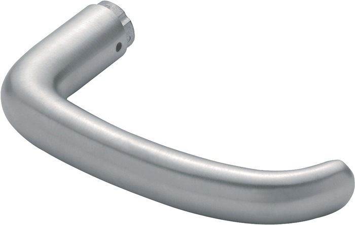HOPPE 3842764 Türdrückerlochteil E1301Z Edelstahl matt Vierkant 8 mm DIN links /
