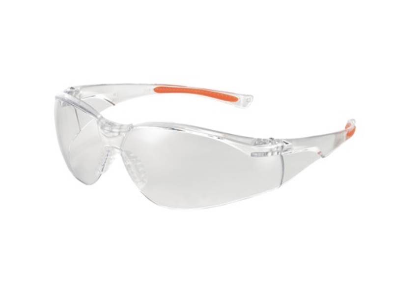 UNIVET 513010000 Schutzbrille 513 EN 166, EN 170 FT K Bügel klar orange, Scheibe