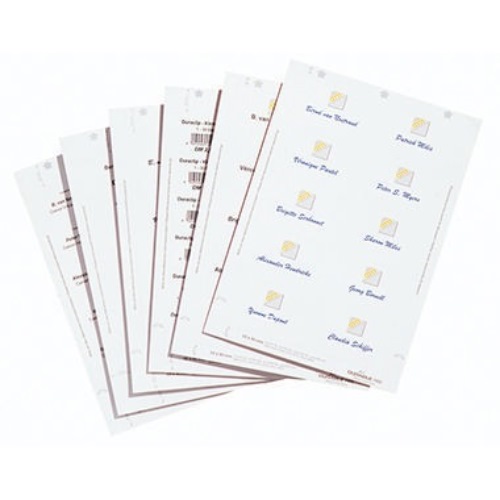 DURABLE Einsteckschild BADGEMAKER 145502 90x54mm weiß 200 St./Pack.