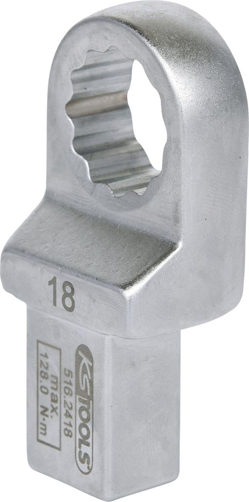 KS Tools 516.2418 14x18mm Einsteck-Ringschlüssel, 18mm