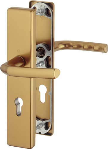 HOPPE 2550575 Schutzgarnitur Birmingham 1117/2221A/2440 Aluminium F4 72 mm 37-42