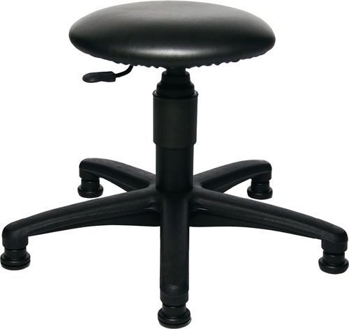 TOPSTAR 72260   D 10 G Drehhocker  mit Bodengleitern Kunstlederpolster schwarz S