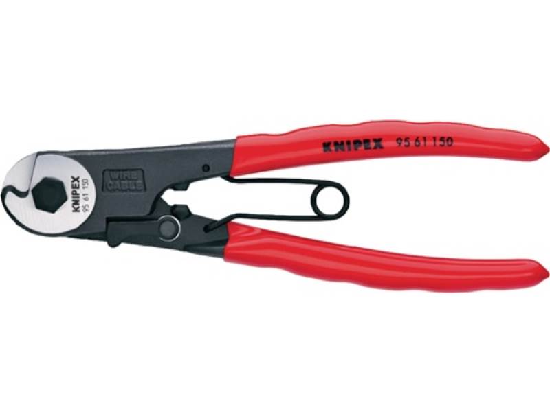 KNIPEX 95 61 150 Bowdenzugschneider  Gesamtlänge 150 mm Drahtseil-D. 3 mm polier
