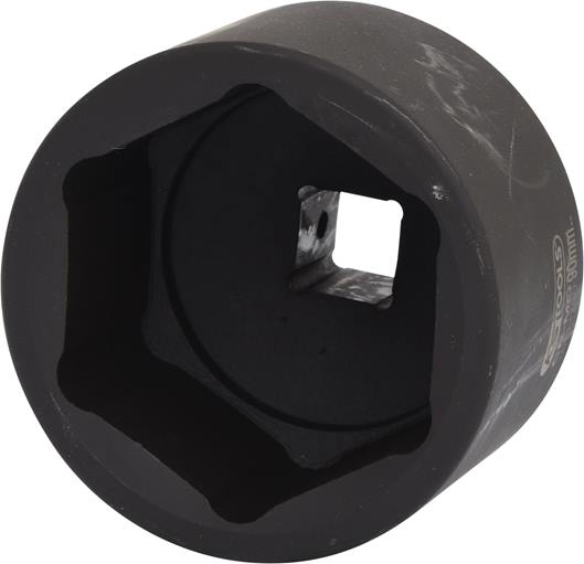 KS Tools 515.1790 1'' Sechskant-Kraft-Stecknuss, kurz, 90mm