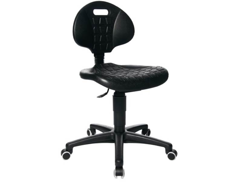 TOPSTAR 72220 PUOH Arbeitsdrehstuhl  Rollen Polyurethanschaum schwarz 410-540 mm