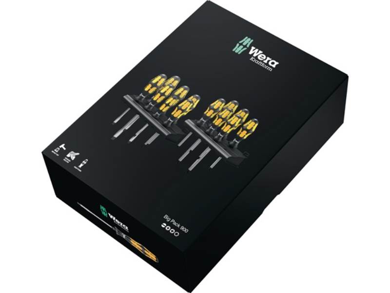 WERA 05133285001 Schraubendreher-Satz Big Pack 900 13-teilig Schlitz / PH / PZD