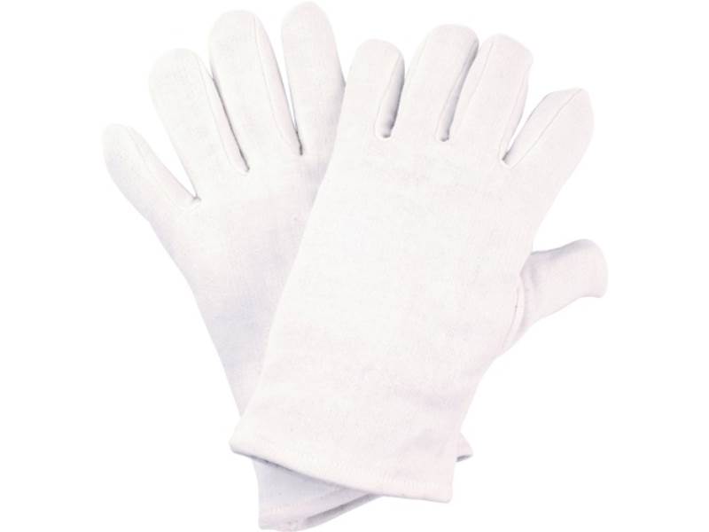 NITRAS 5313 Handschuhe  Gr.10 weiß Baumwoll-Trikot Kategorie I