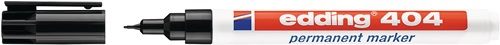 EDDING 4-404001 Permanentmarker 404 schwarz Strichbreite 0,75 mm Rundspitze