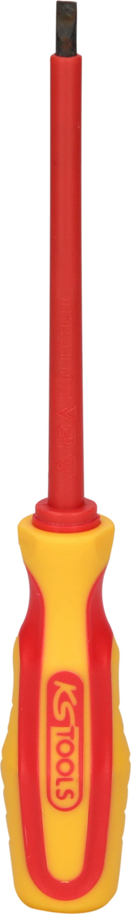 KS Tools 117.0508 ERGOTORQUE VDE Schlitz-Schraubendreher, 4mm