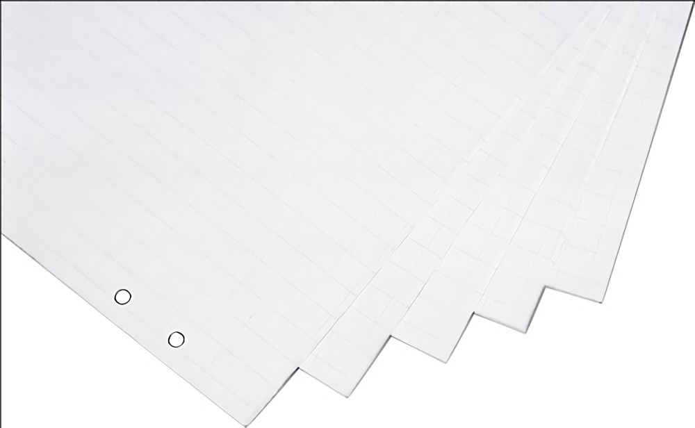 MAGNETOPLAN 1227101 Flipchartblock  B650xH930mm kariert/blanko 5 x 20 Blatt