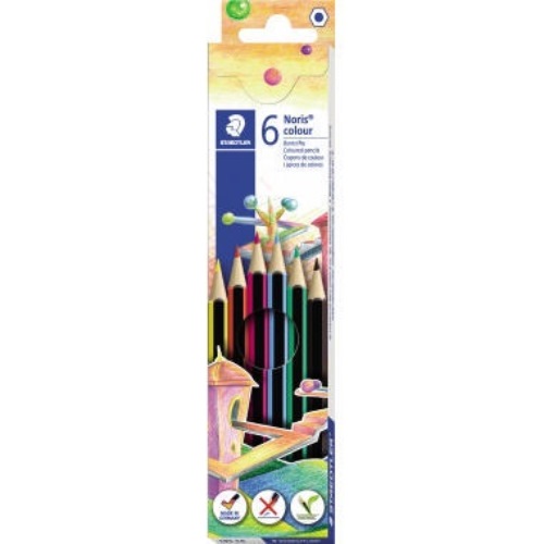 STAEDTLER Farbstift Noris colour 185C6 f. sortiert 6 St./Pack