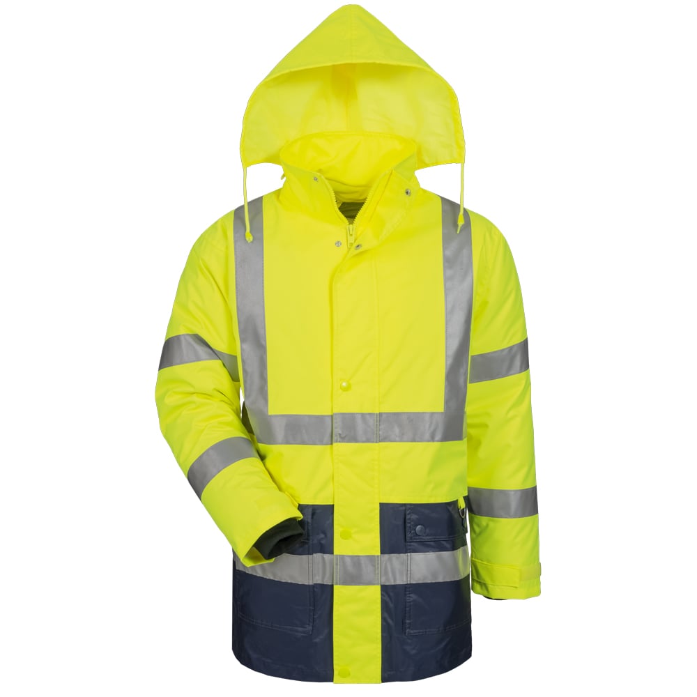 Gr .2XL (62/64) *SEBASTIAN* 2IN1 WARN-PARKA GELB gelb *SEBASTIAN* 2in1 HIGH VIS