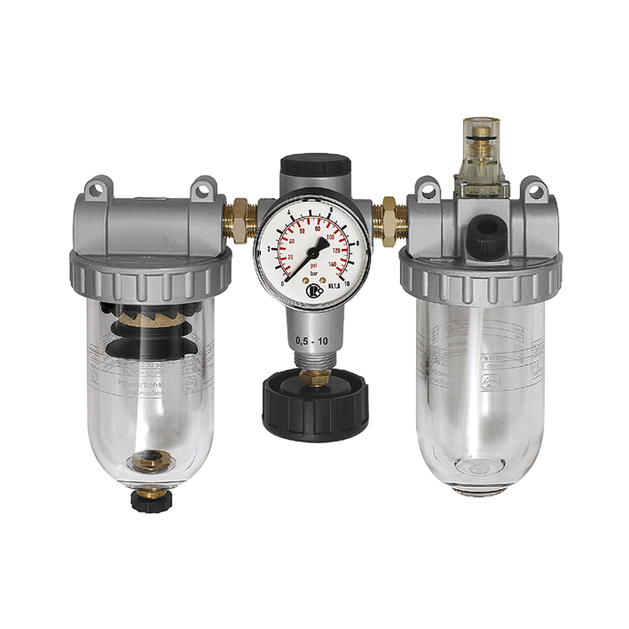 RIEGLER 101065 Wartungseinheit Standard Gewinde mm 15,39 halbautomatisch BG I 3-