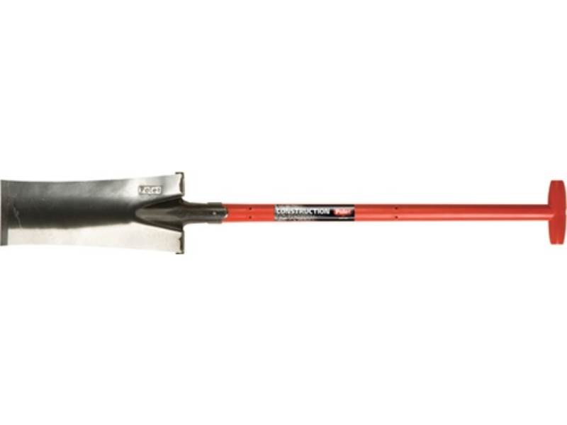 POLET 101384E Drainierspaten Fiber 5001 380 x 140 mm 850 mm mit T-Griff