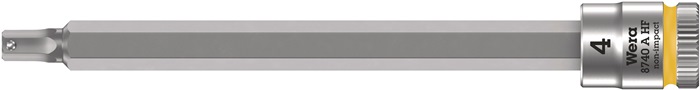 WERA 05003334001 Steckschlüsseleinsatz 8740 A HF 1/4 '' Schlüsselweite 4 mm Läng