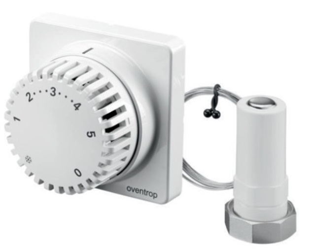 OVENTROP 1012295 Thermostat Uni FH mit Fernverstellung, weiß Kapillarrohr 2000 m