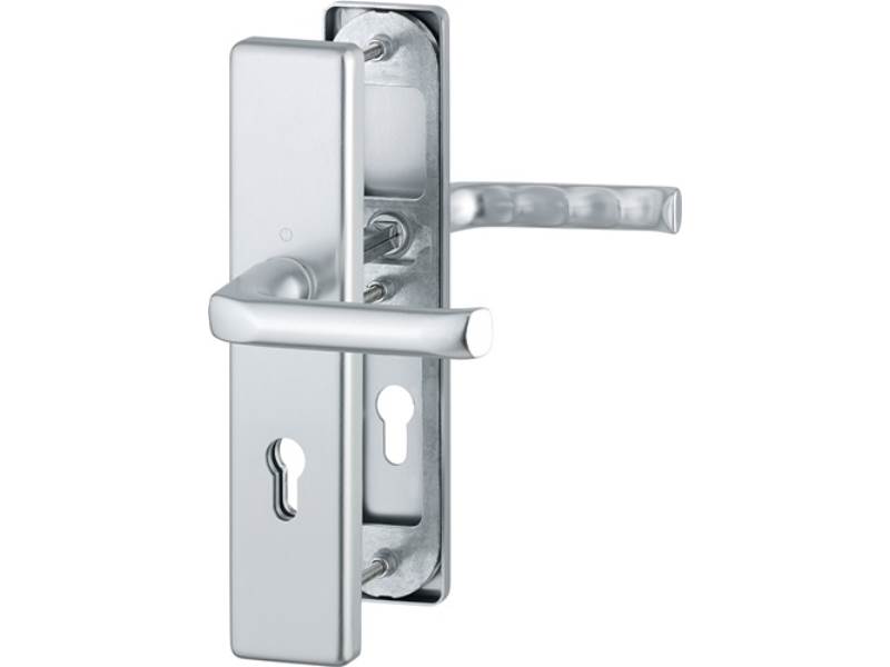 HOPPE 3701339 Schutzgarnitur London 113/2221/2410 Aluminium F1 72 mm 41-46 mm