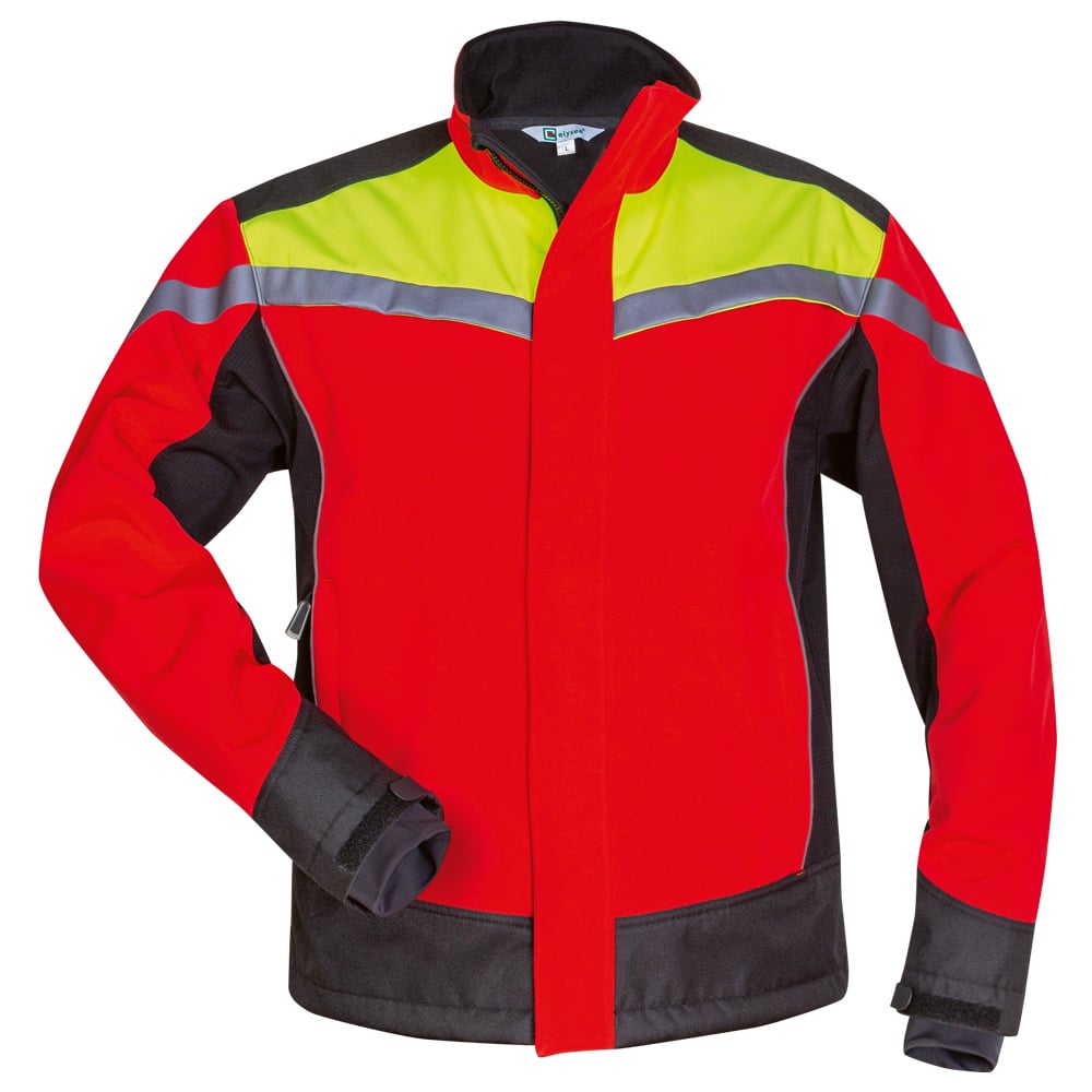 Gr .3XL (66/68) *ESCHE* WALDARBEITER SOFTSHELL-JACKE rot *ESCHE* FORESTRY SOFTSH