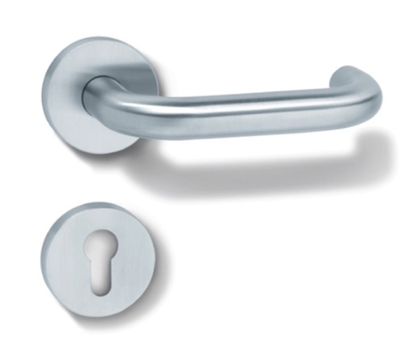 HEWI 111XAH01.130 Rosettengarnitur 111XAH01.130 Edelstahl XA PZ DIN links / rech