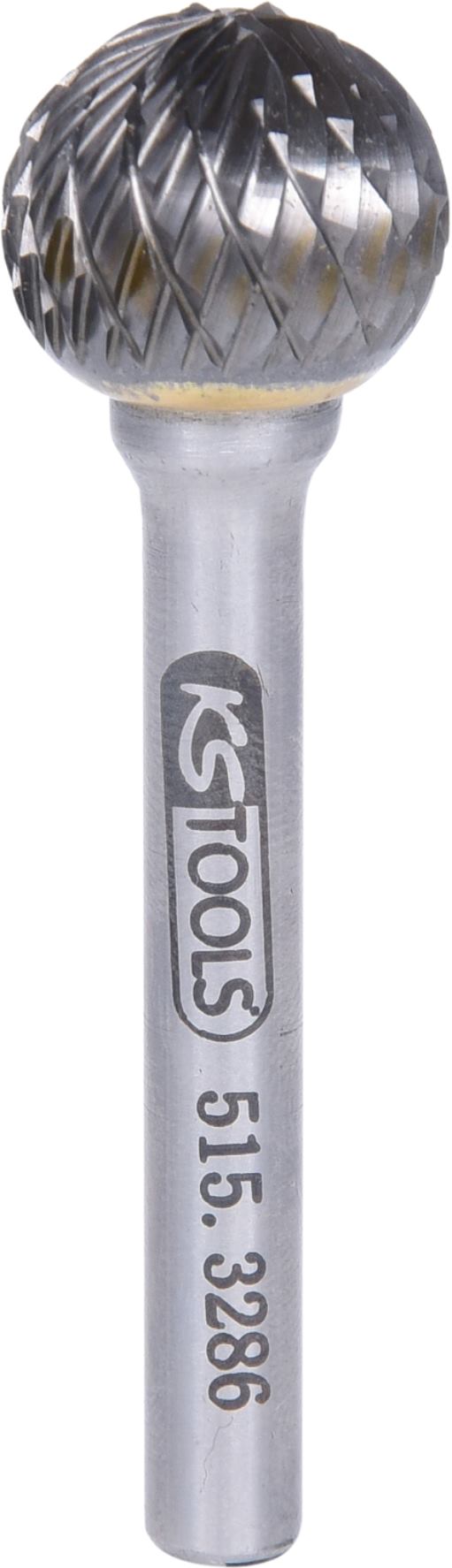 KS Tools 515.3286 HM Kugel-Frässtift Form D, 16mm