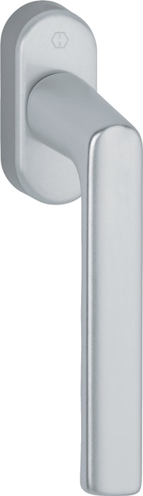 HOPPE 11949302 Fenstergriff Hamburg 0700L/U26 Aluminium 32-42 mm F1 Aluminium si