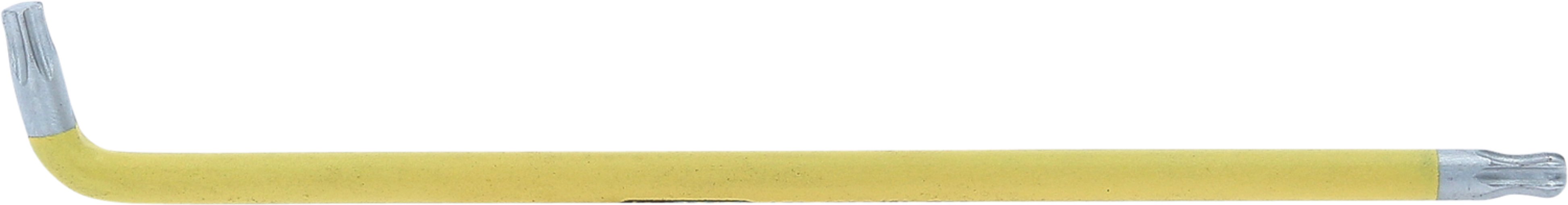 KS Tools 151.4296 Kugelkopf-Torx-Winkelstiftschlüssel, XL, T30, 108° abgewinkelt