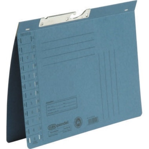 ELBA Pendelhefter 100560086 DIN A4 Amtsheftung 320g Karton blau