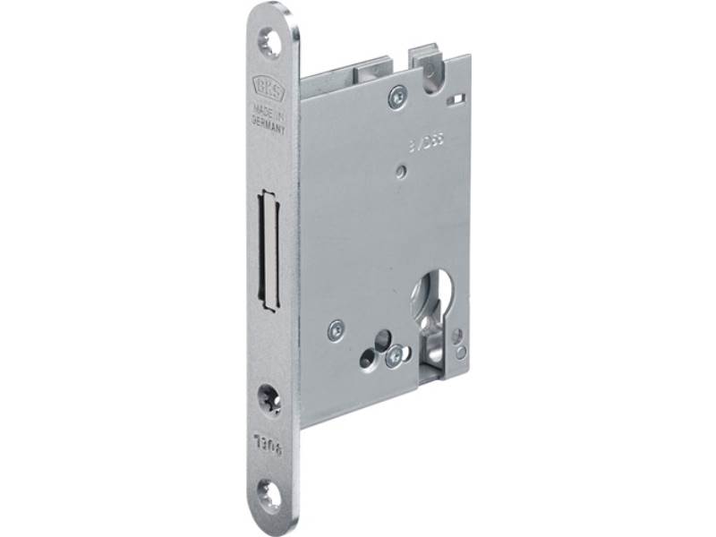 BKS B 1308 0167 Einsteckriegelschloss 1308 PZ20/55 mm Stulp Edelstahl abgerundet
