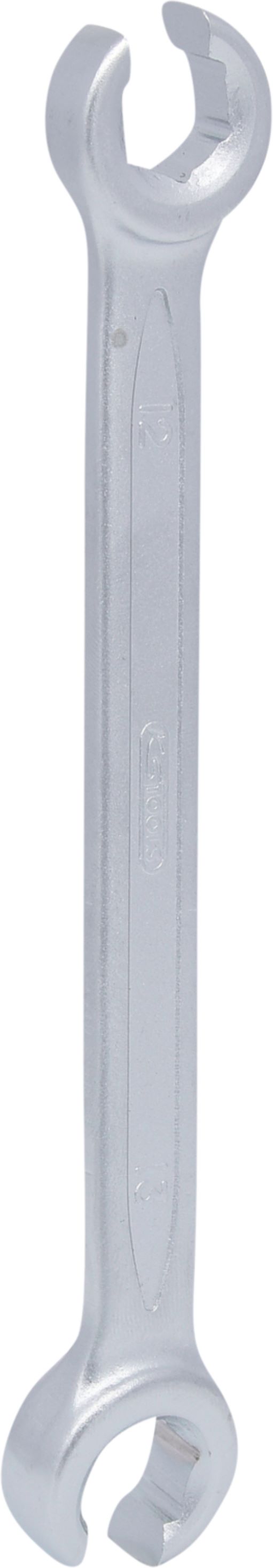 KS Tools 517.0257 CLASSIC Offener Doppel-Ringschlüssel, abgewinkelt, 12x13mm