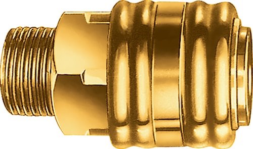 EWO 308001 Schnellverschlusskupplung  DN 7,2, Außengewinde Messing Gewinde G 1/4