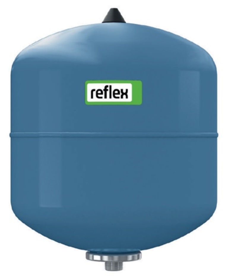 REFLEX 7303900 Membran-Druckausdehnungsgefäß Refix DE blau, 10 bar 33 l