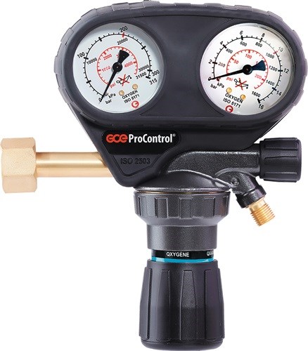 GCE RHÖNA PC0780621 Flaschendruckminderer ProControl Sauerstoff 200 bar 1-stufig