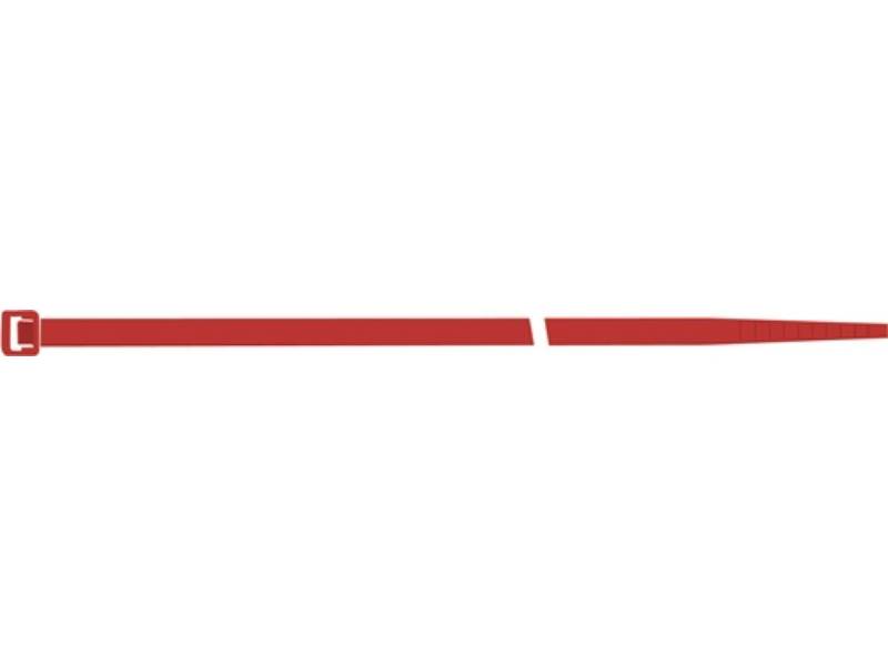 SAPISELCO SEL.10.425R Kabelbinder  Länge 280 mm Breite 4,5 mm Polyamid 6.6 rot