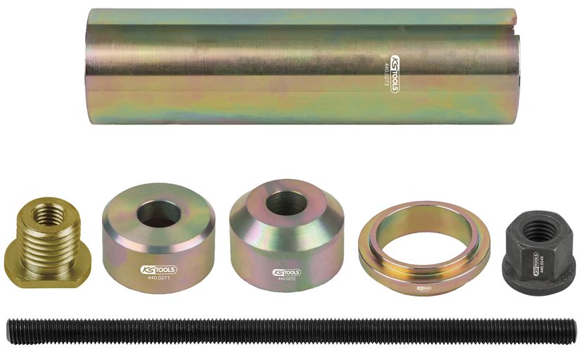 KS Tools 440.0270 Lenkerbuchsen-Satz, 7-tlg., für Mercedes hinten