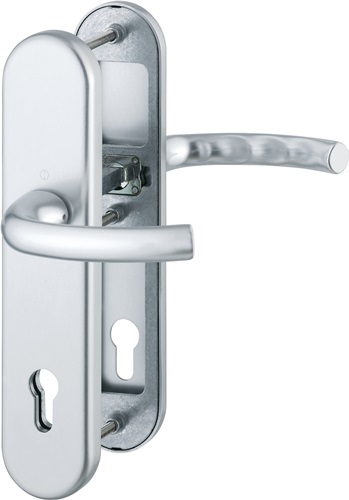 HOPPE 3666828 Schutzgarnitur Tôkyô 1710/3331/3410 Aluminium F1 92 mm 66-71 mm