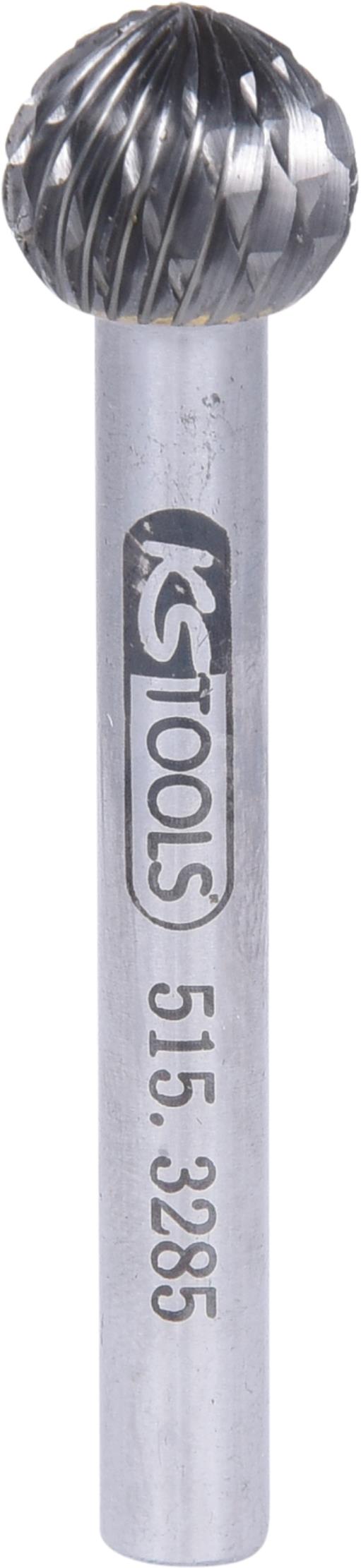 KS Tools 515.3285 HM Kugel-Frässtift Form D, 12mm