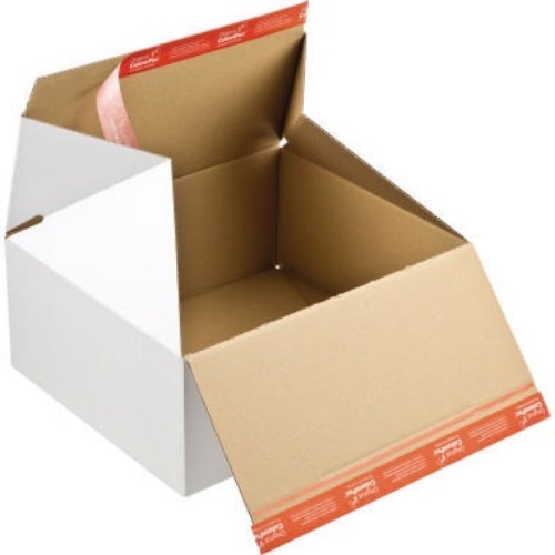 ColomPac® Premium Blitzbodenkarton CP155.155 SK-Verschluss weiß