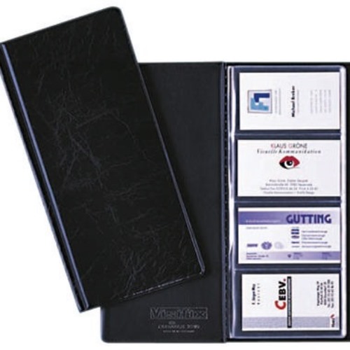DURABLE Visitenkarten-Buch VISIFIX 238001 für 96Karten 90x57mm sw