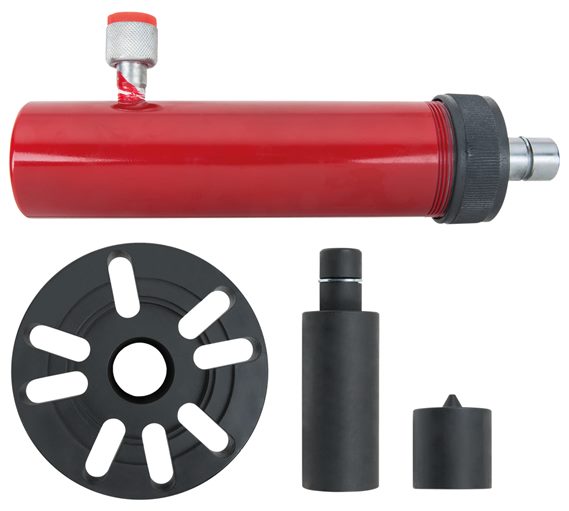 KS TOOLS 4600635 Universal-Riemenscheiben-Abzieher-Satz mit Hydraulik-Zylinder,