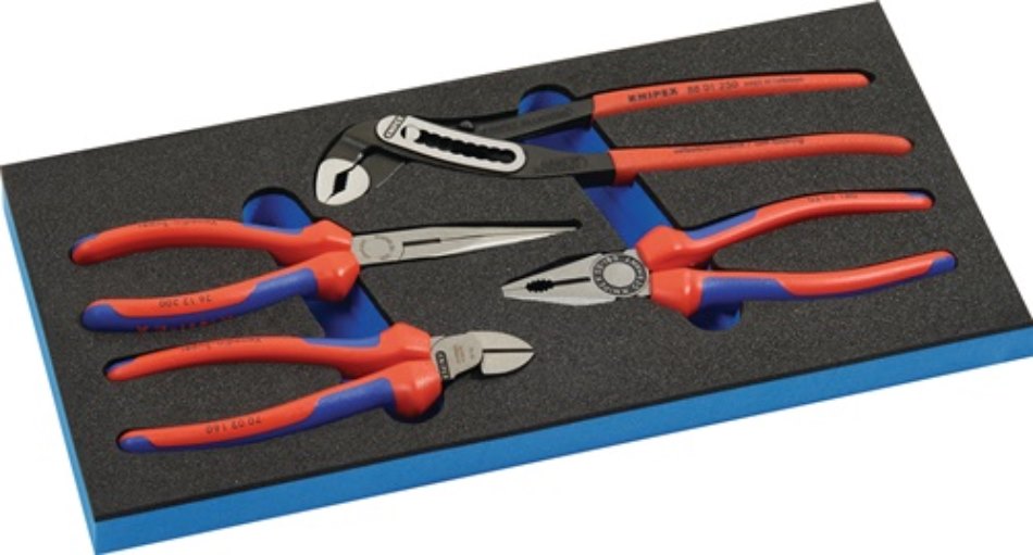 KNIPEX S4000871292 Werkzeugmodul  4-teilig 1/3-Modul Zangensatz