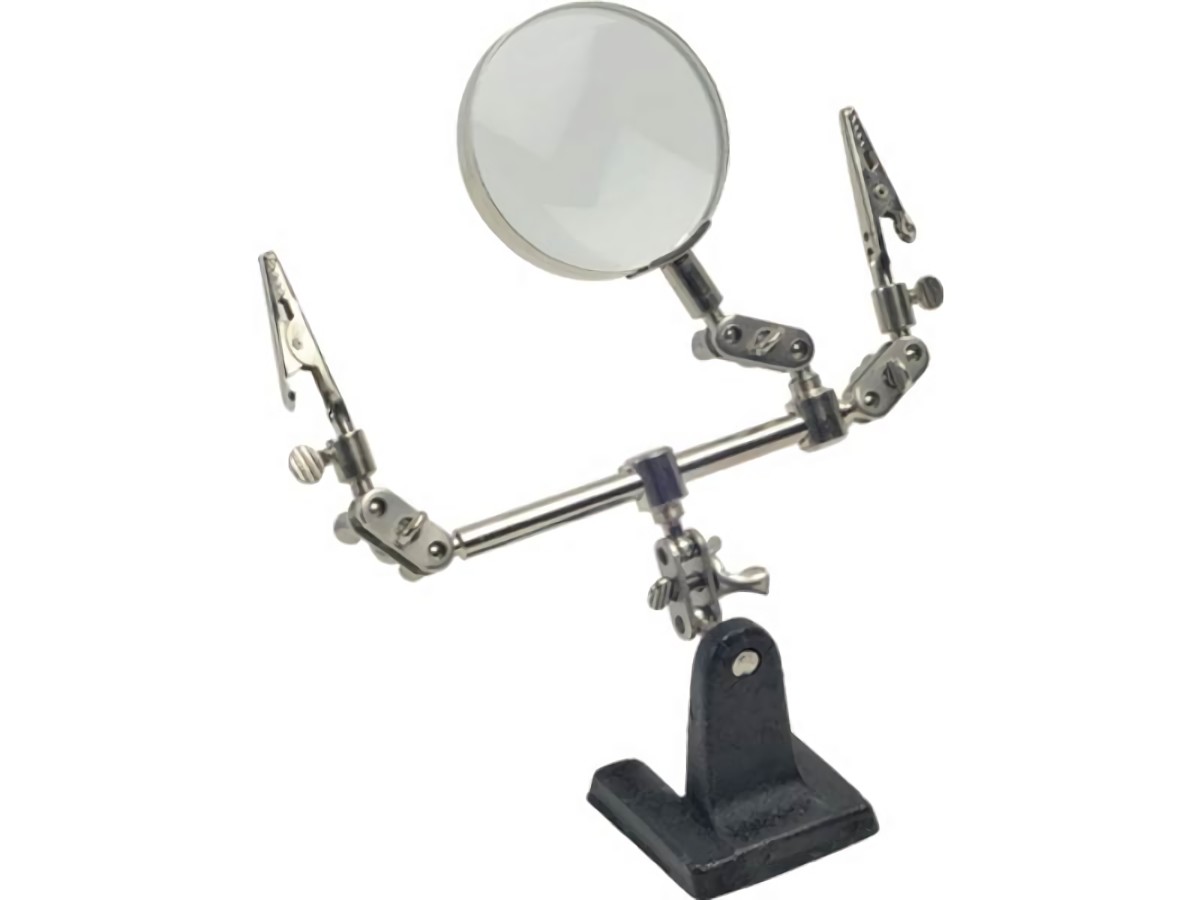 Profi Star 901002002 Helfende Hand für Lötarbeiten Lupen-D. 65 mm