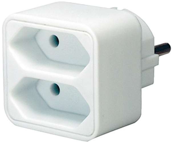 BRENNENSTUHL 1508030 Adapterstecker Schutzko - 2xEuro
