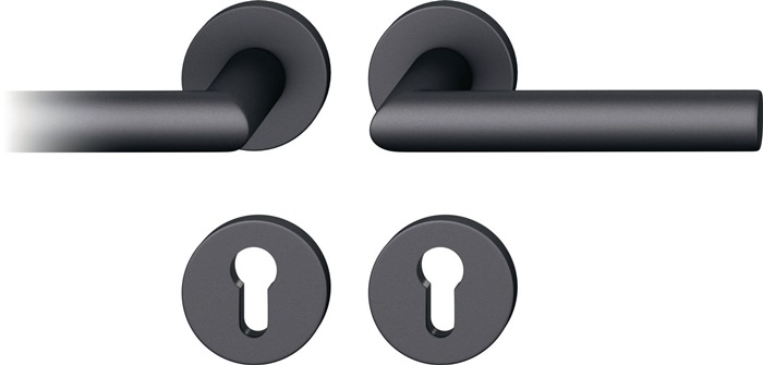 FSB 0 12 1076 01310 0810 Rosettengarnitur 12 1076 Aluminium 0810 rund PZ DIN lin