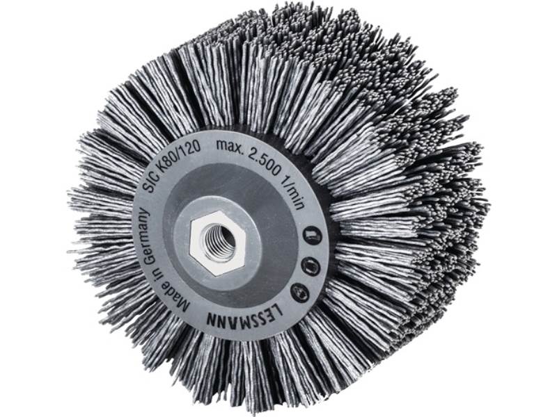 LESSMANN 402880 Rundbürste  D. 140 mm SiC Körnung 80 60 mm 2500 min-¹
