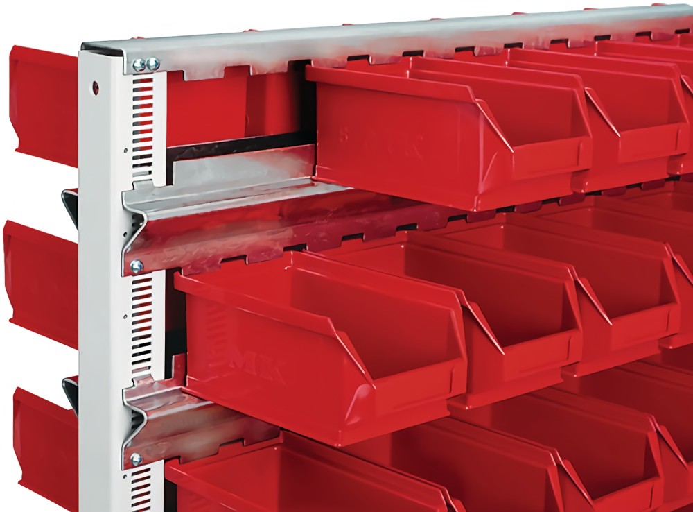 39003935 Aufhängeschiene 4 Stk 1010 mm verzinkt passend für Ständer-/Wandregal