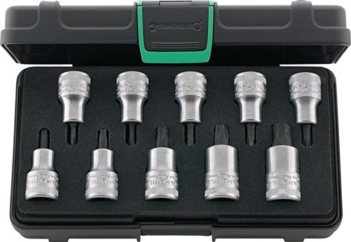 STAHLWILLE 96032005 Steckschlüssel-Satz 54TX/10 10-teilig 1/2 '' T20 - T60
