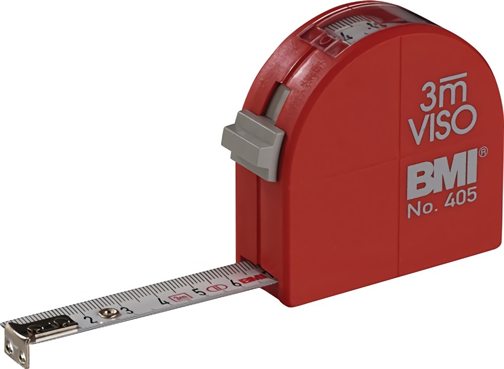 BMI 405341020 Taschenrollbandmaß VISO Länge 3 m Breite 16 mm mm/ mm EG II Polyam