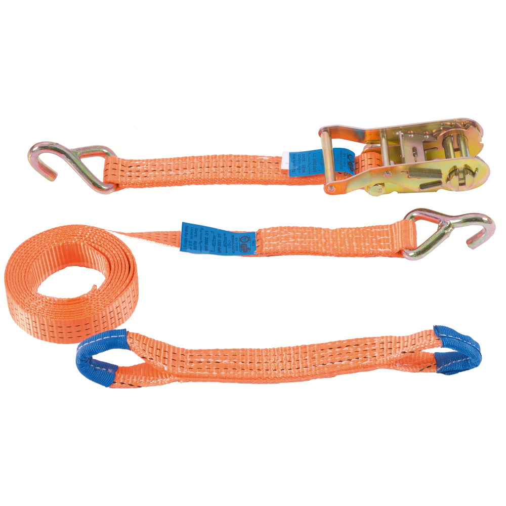Gr .50 mm ZURRGURT ZUR AUTOVERLADUNG, 3-TEILIG MIT FINGER-  LASHING STRAP FOR CA