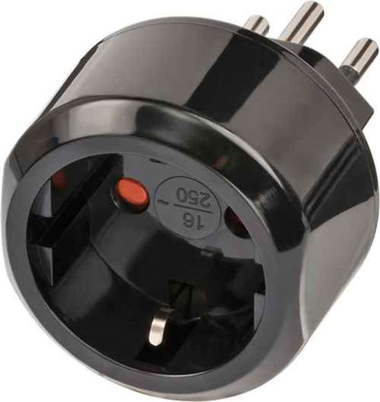 BRENNENSTUHL 1508642 Reisestecker System  mit 10A Sicherung